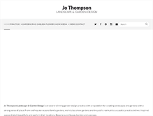 Tablet Screenshot of jothompson-garden-design.co.uk